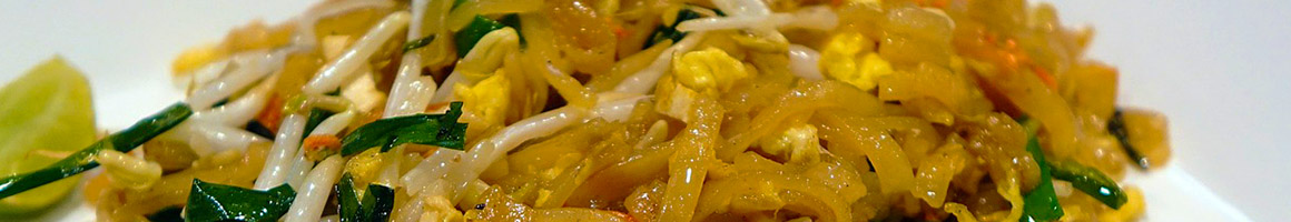 Eating Thai Vegetarian at Rajanee Thai Cuisine Mililani restaurant in Mililani, HI.